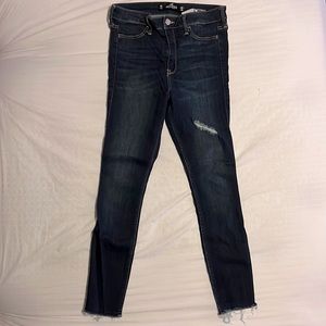 Hollister Dark-wash High-rise Jeggings